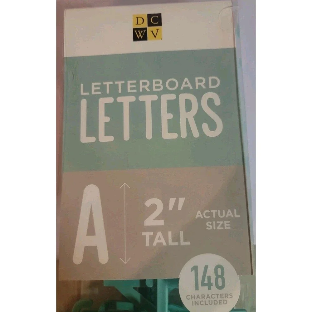 American Crafts DCWV Letterboard Letters 2
